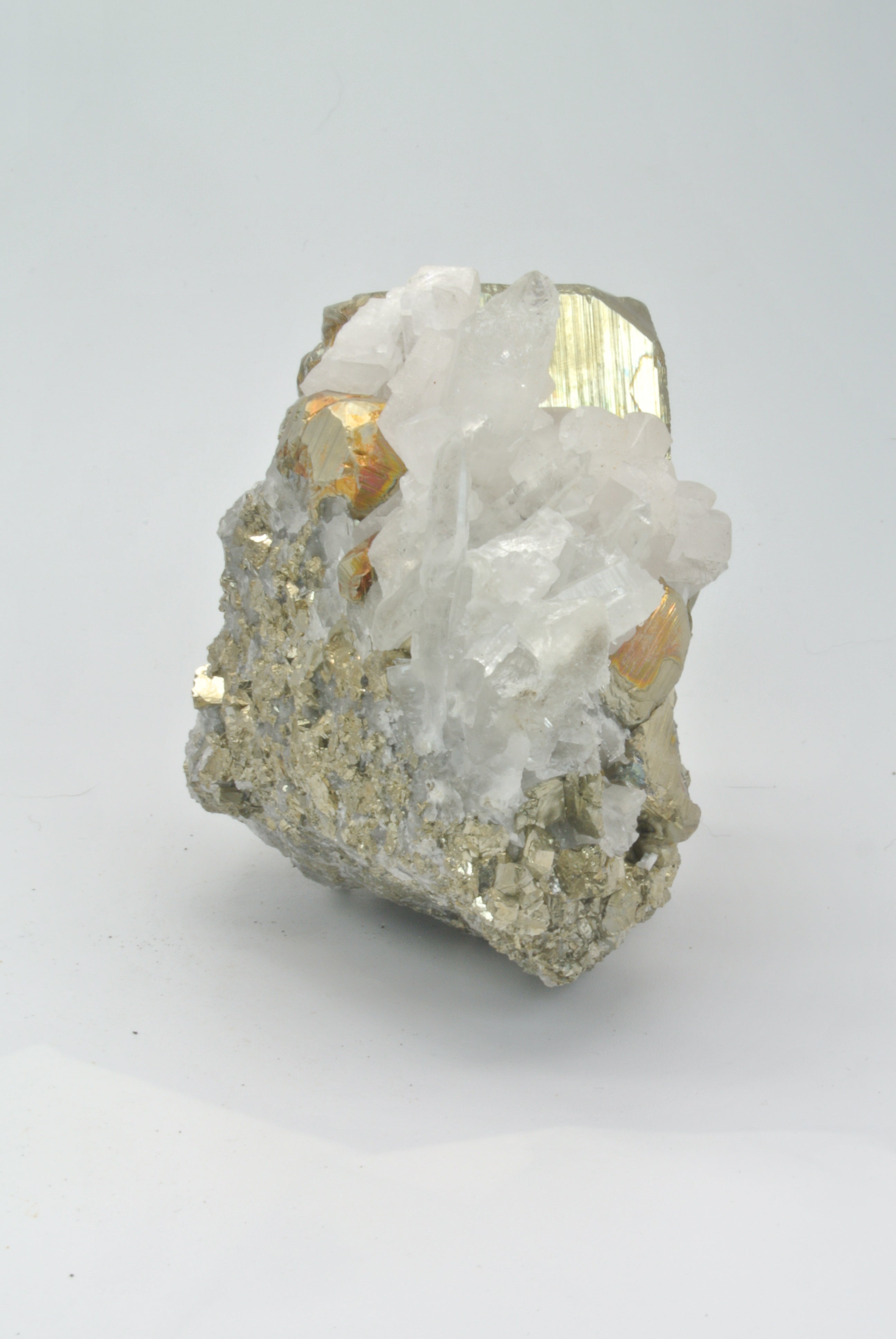 Pyrite with Quartz