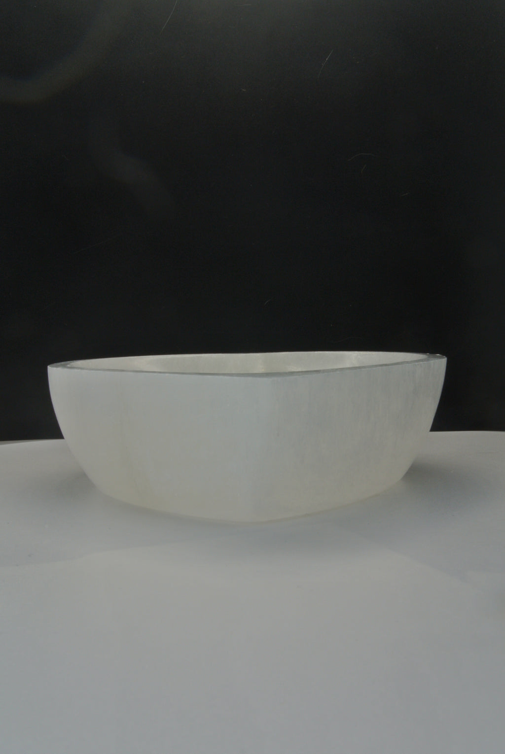 Selenite Heart Bowl 12cm