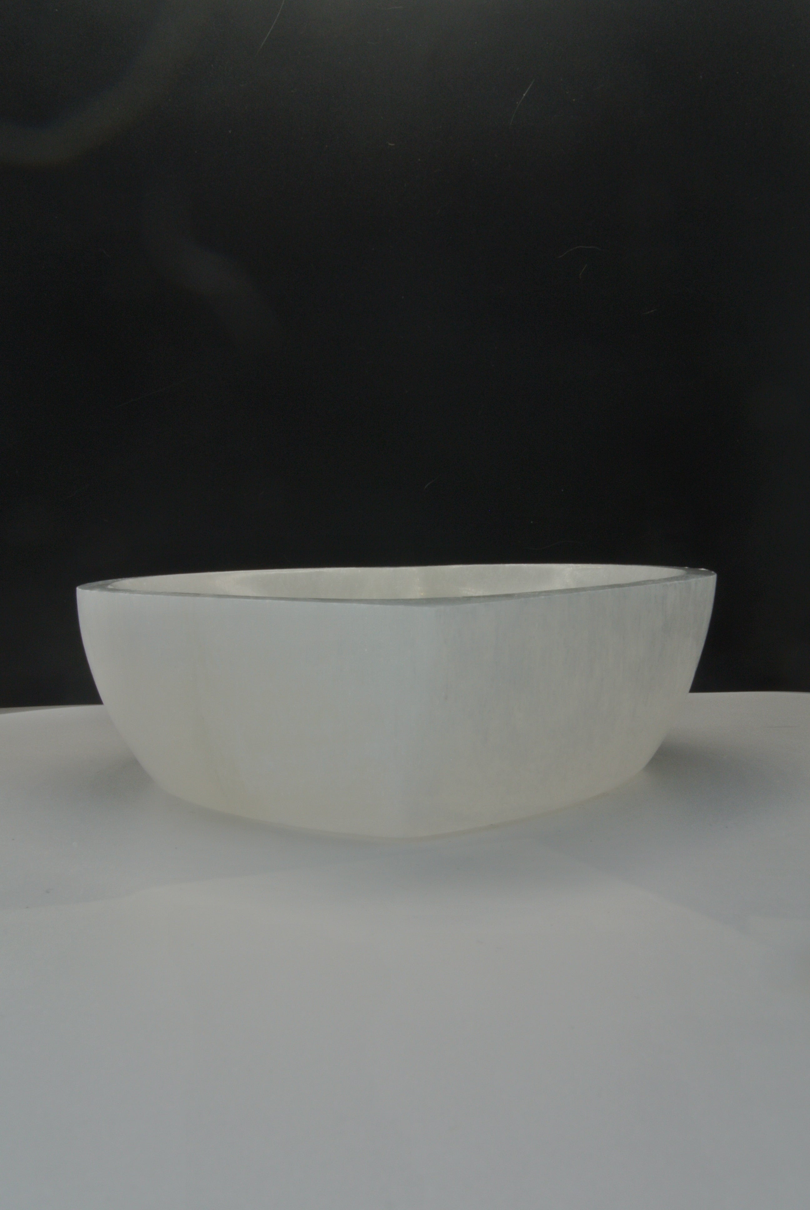 Selenite Heart Bowl 12cm