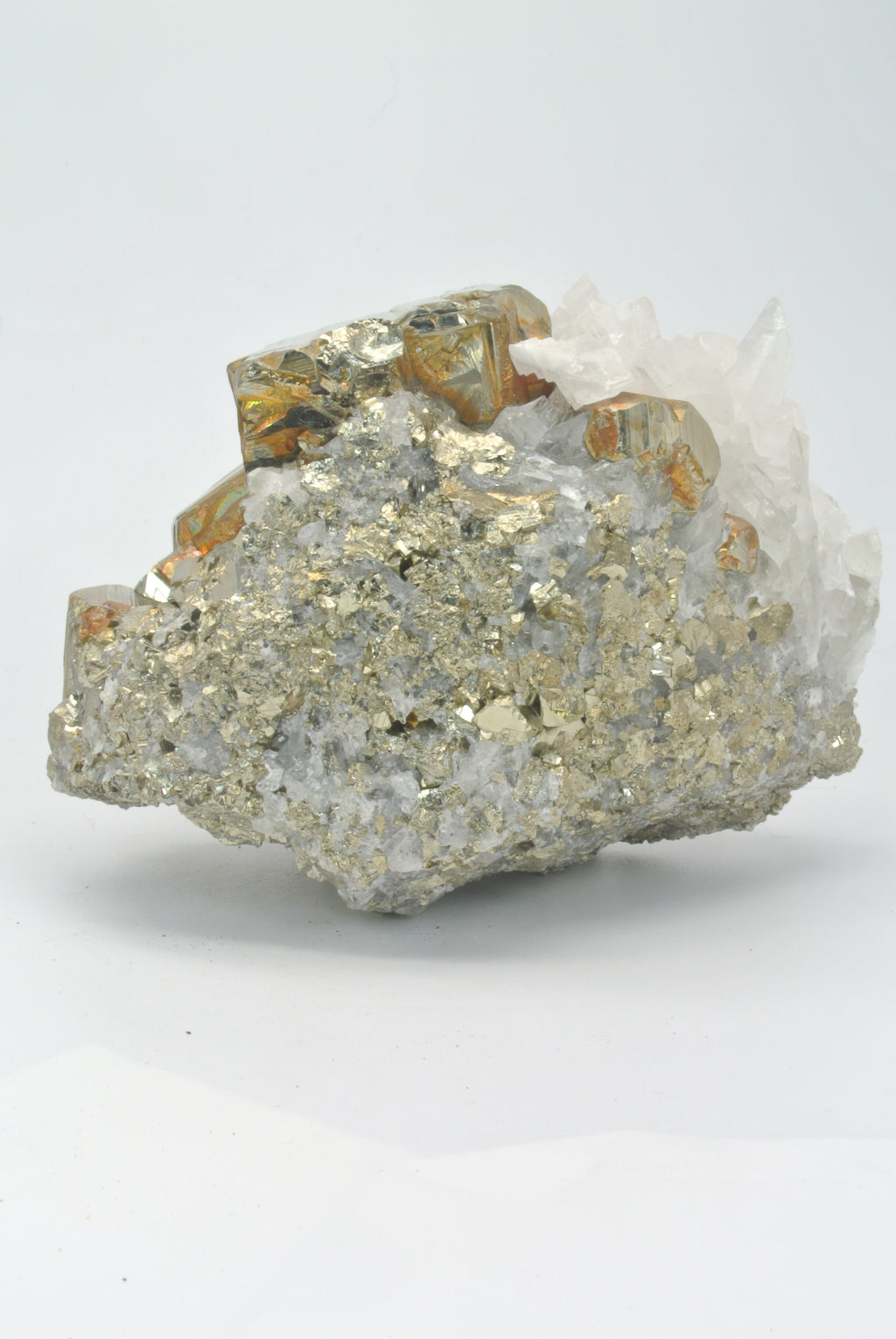 Pyrite with Quartz