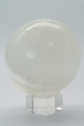 Selenite Sphere with Base