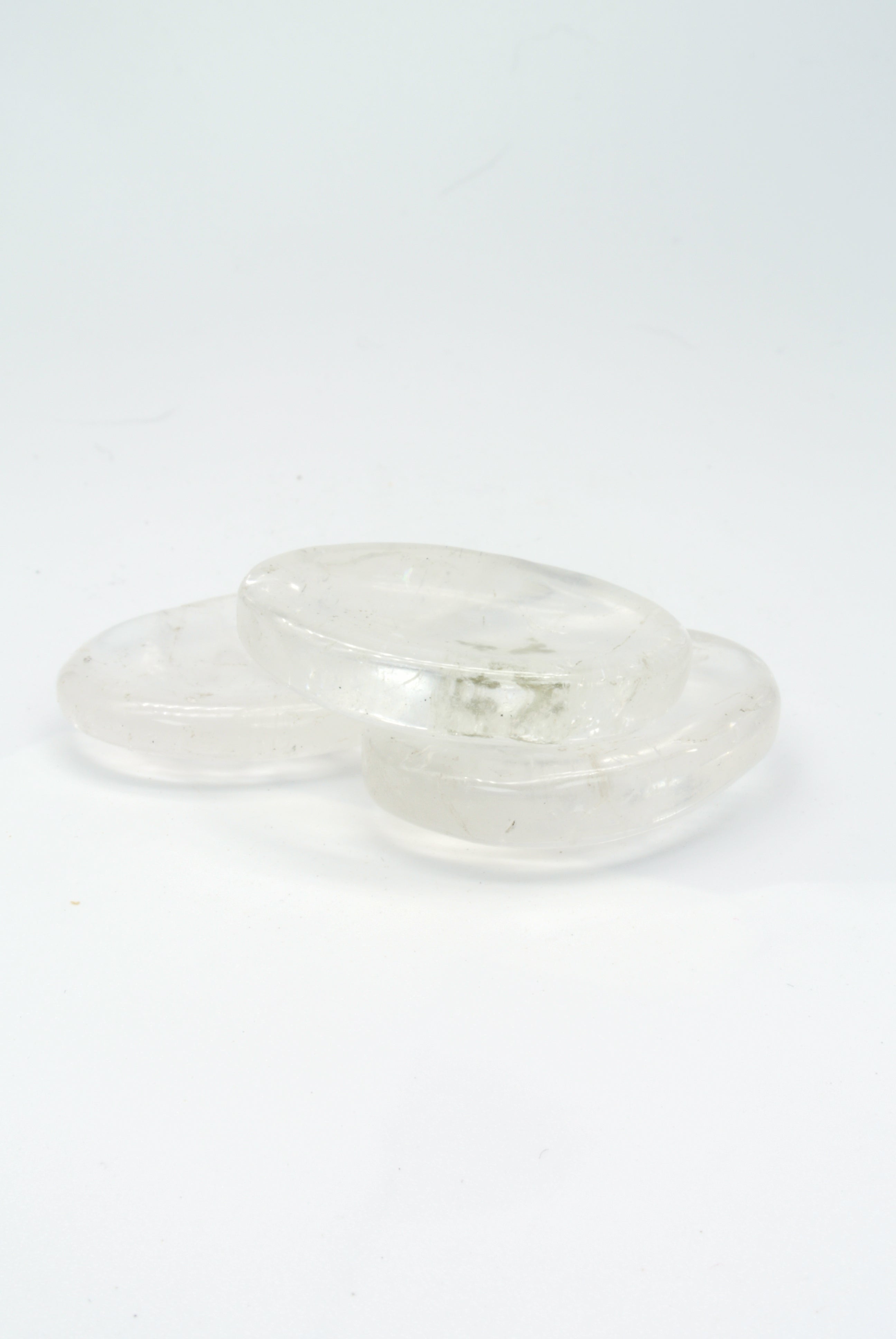 Clear Quartz Palm Stone