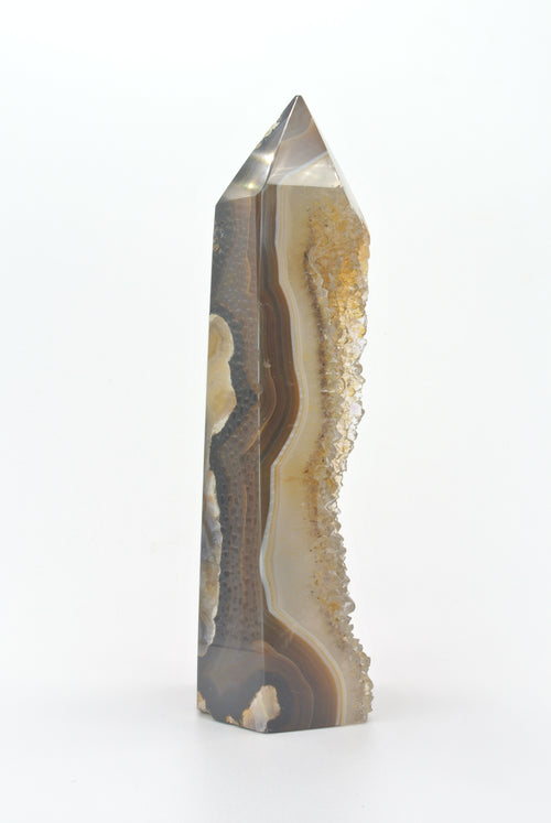 Agate Geode Polished Point