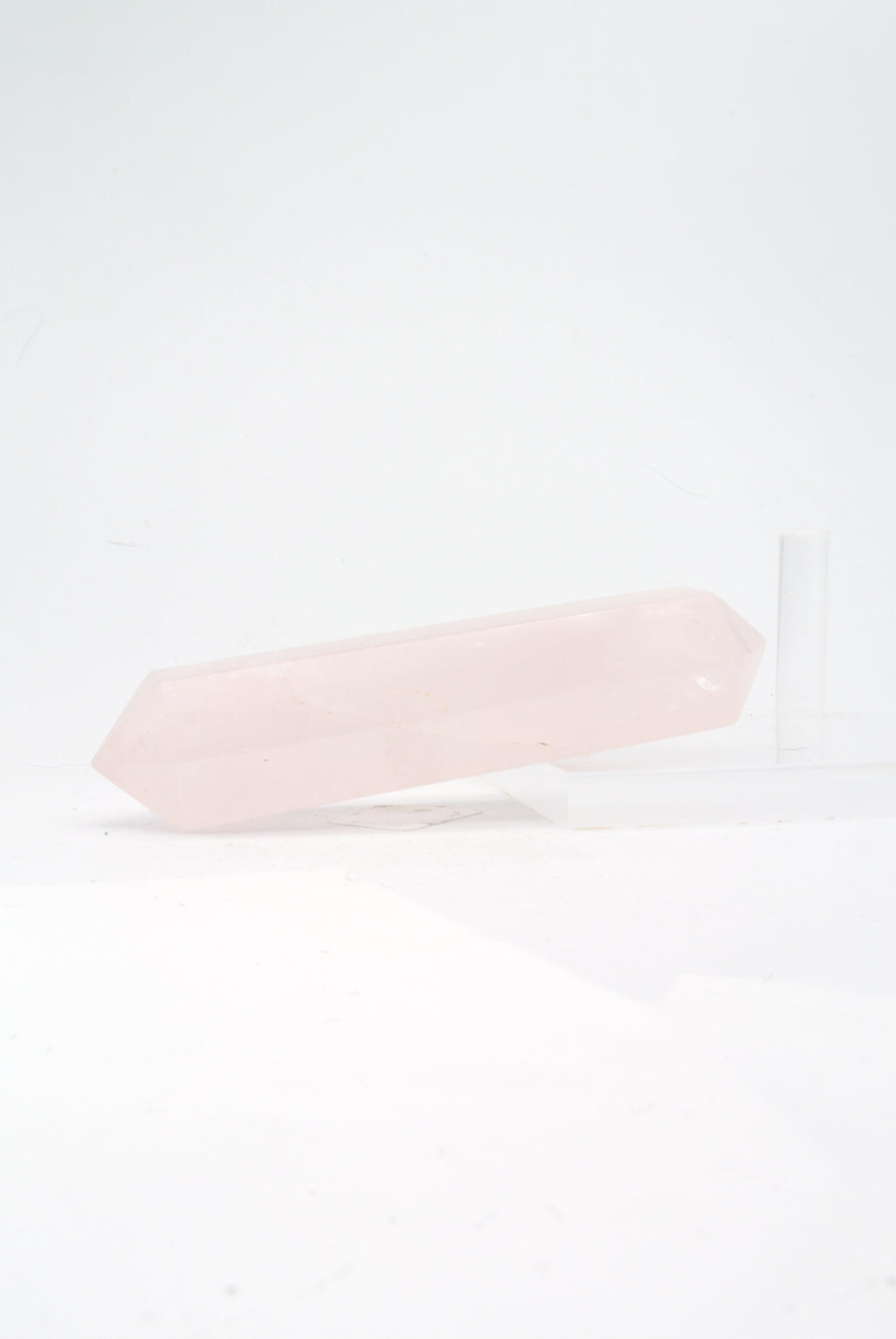 Rose Quartz Double Terminated Point
