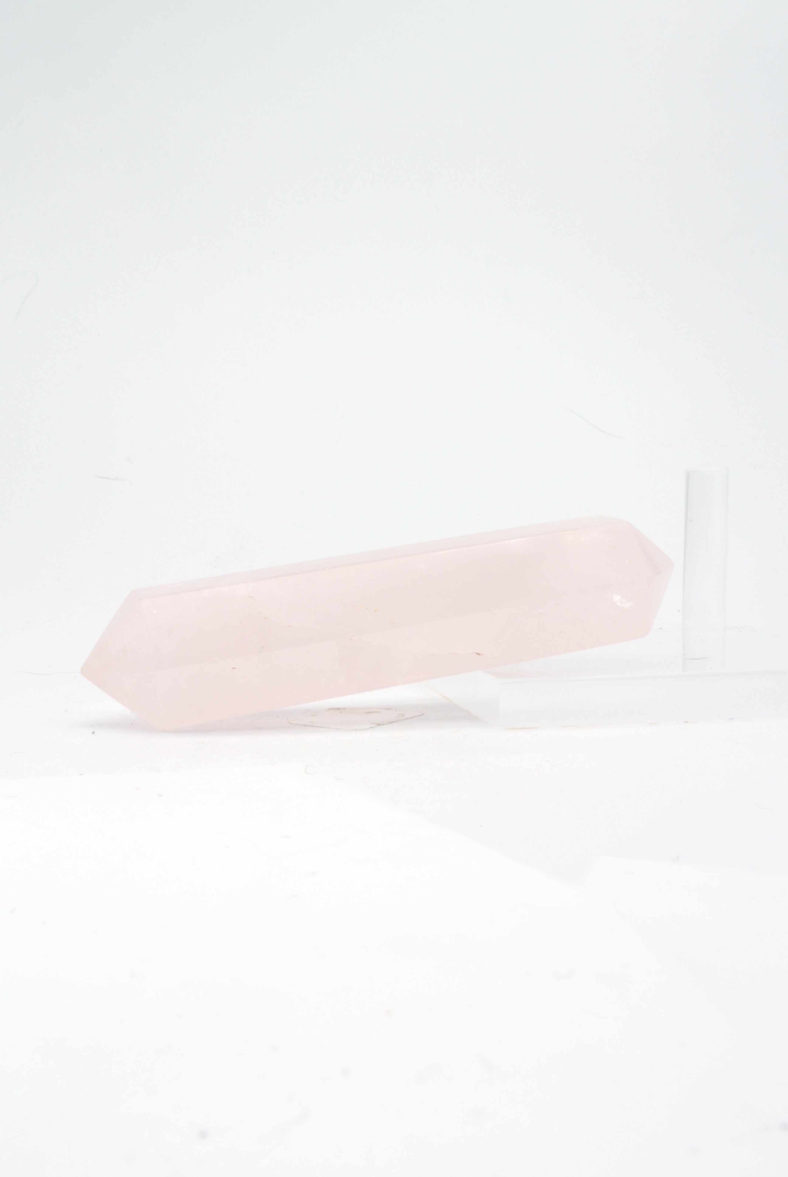 Rose Quartz Double Terminated Point