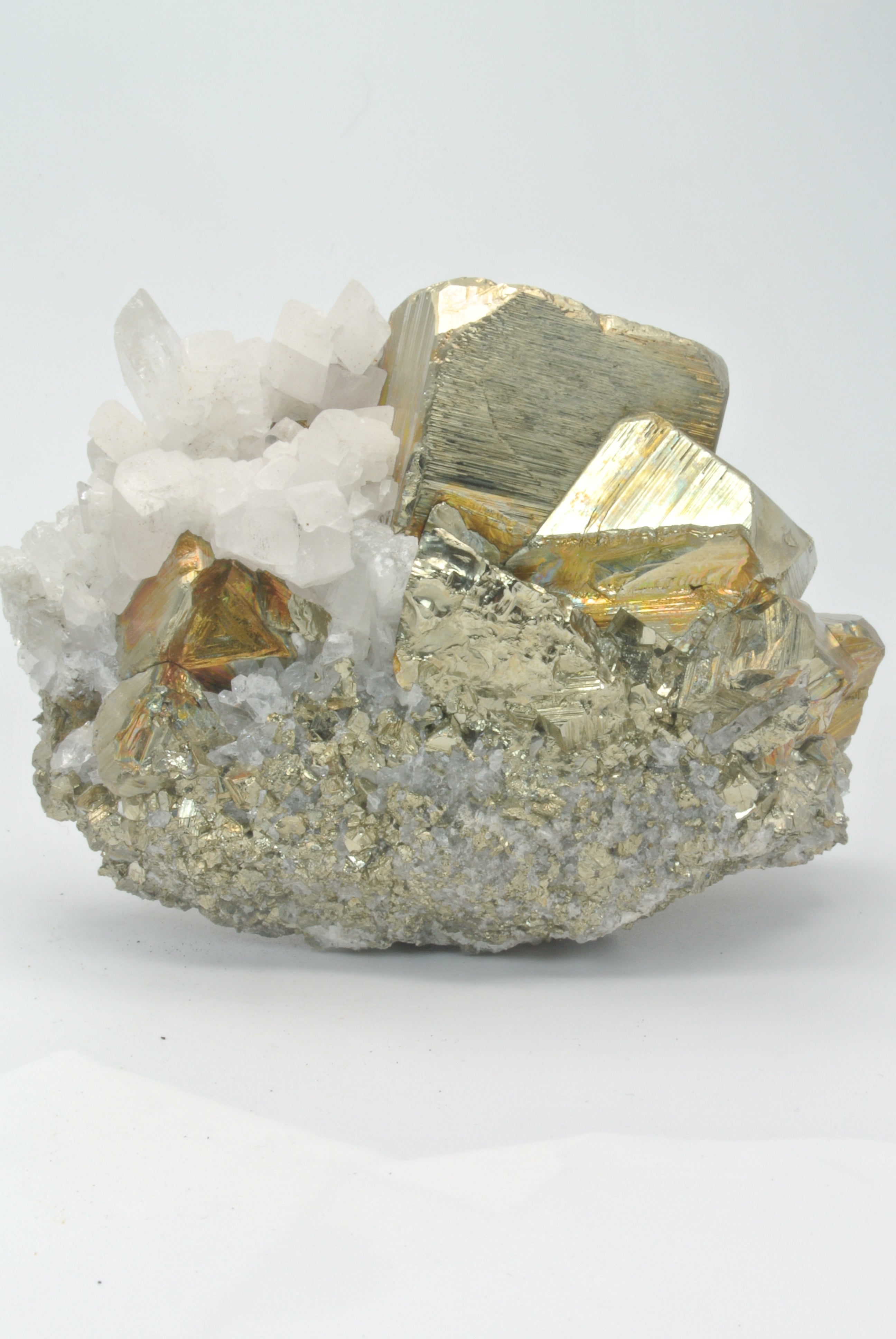 Pyrite with Quartz