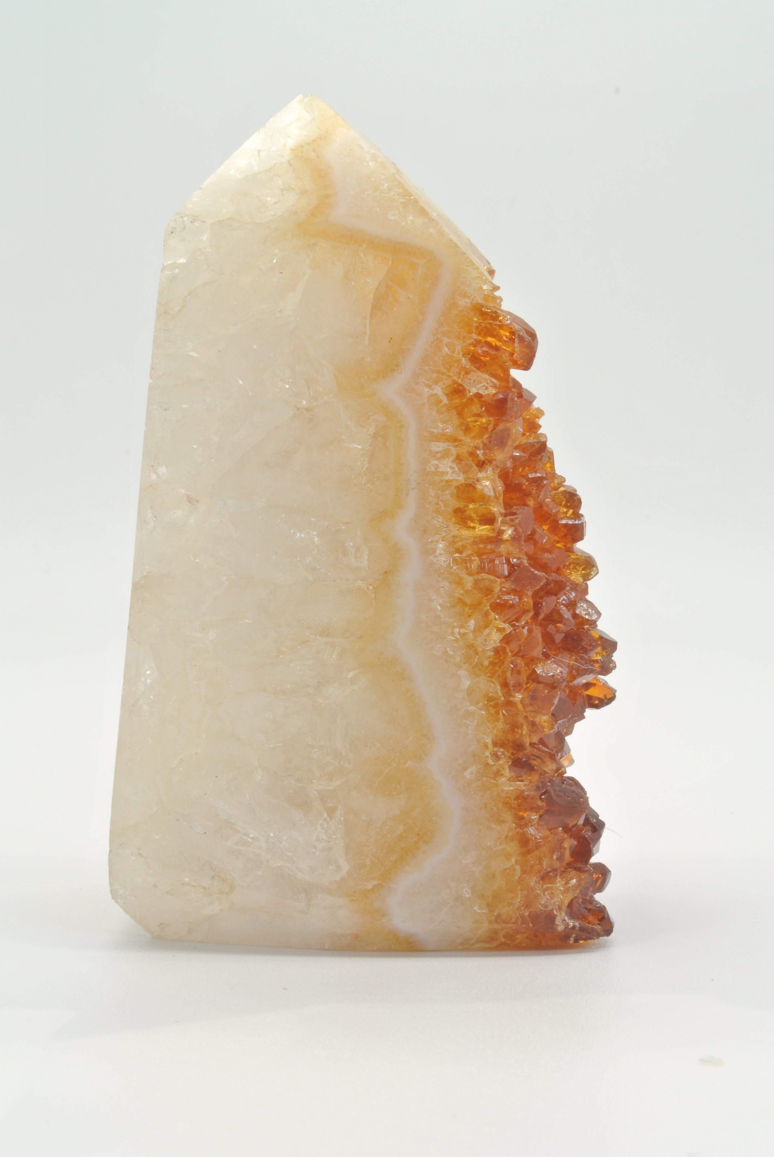 Citrine Tower with Cluster