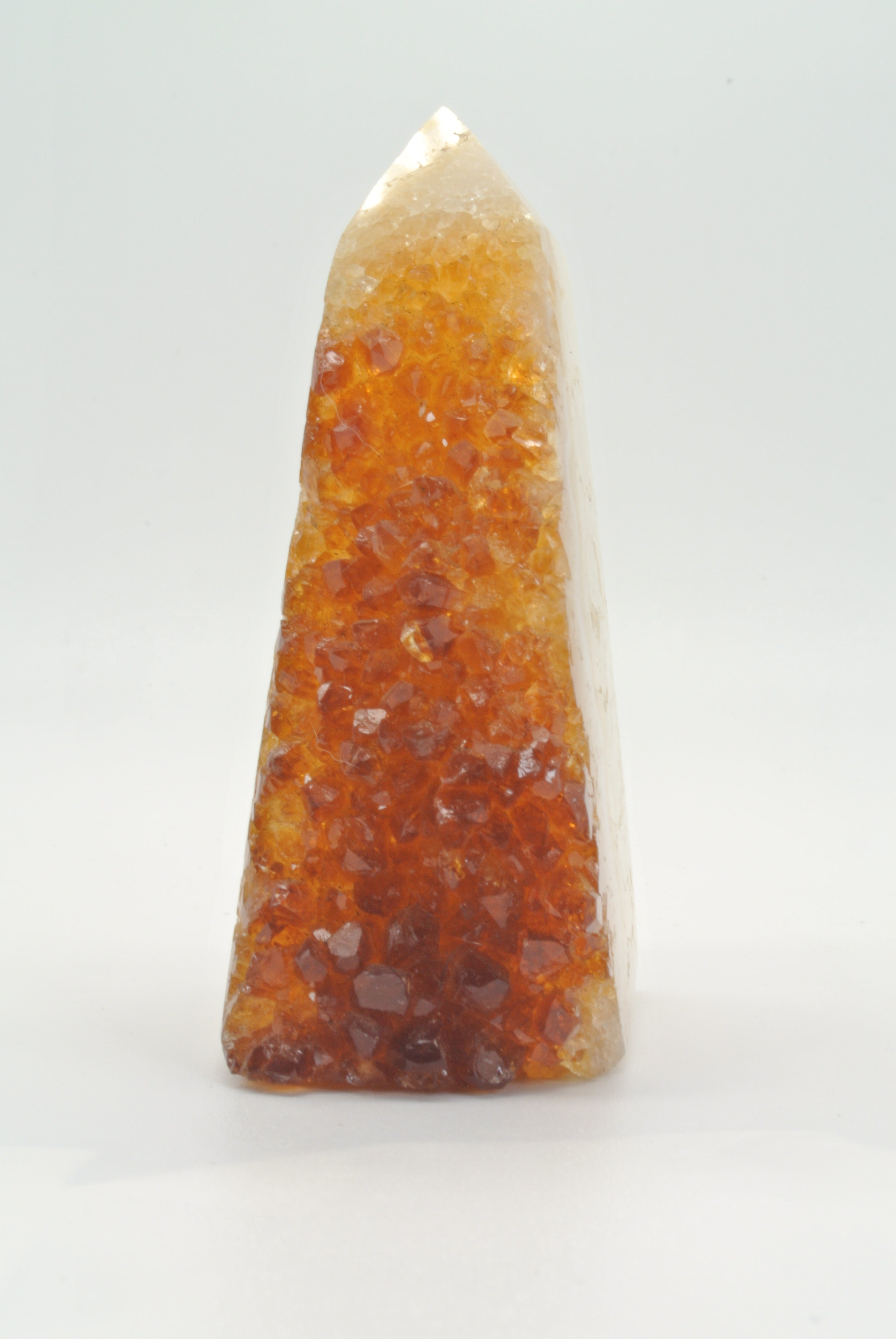 Citrine Tower with Cluster