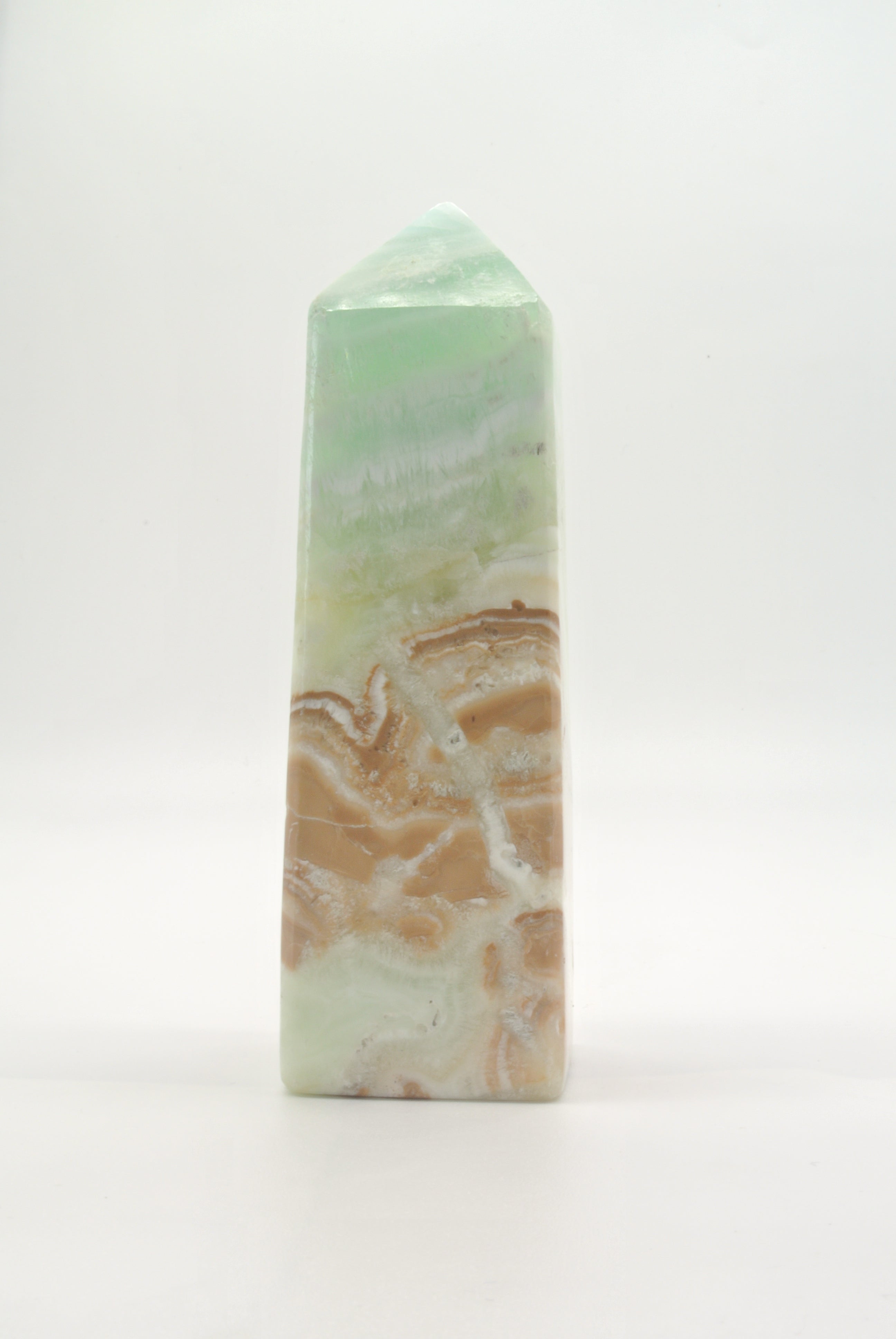 Caribbean Blue Calcite Tower