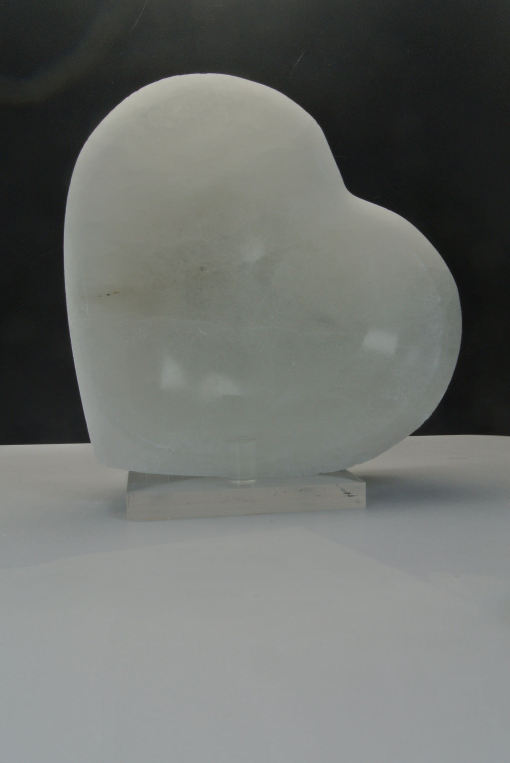 Selenite Heart Bowl 12cm