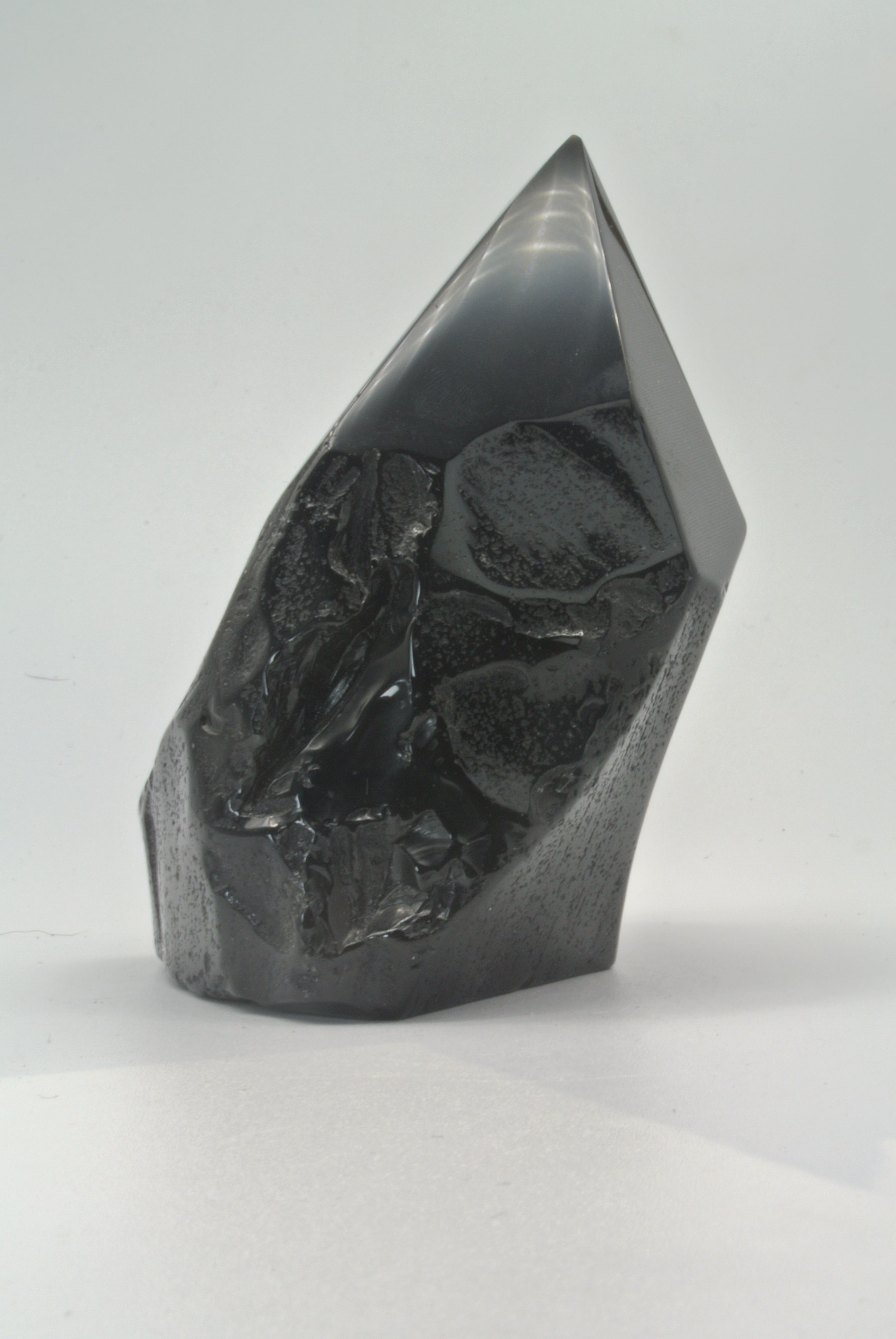 Black Obsidian Cut Base