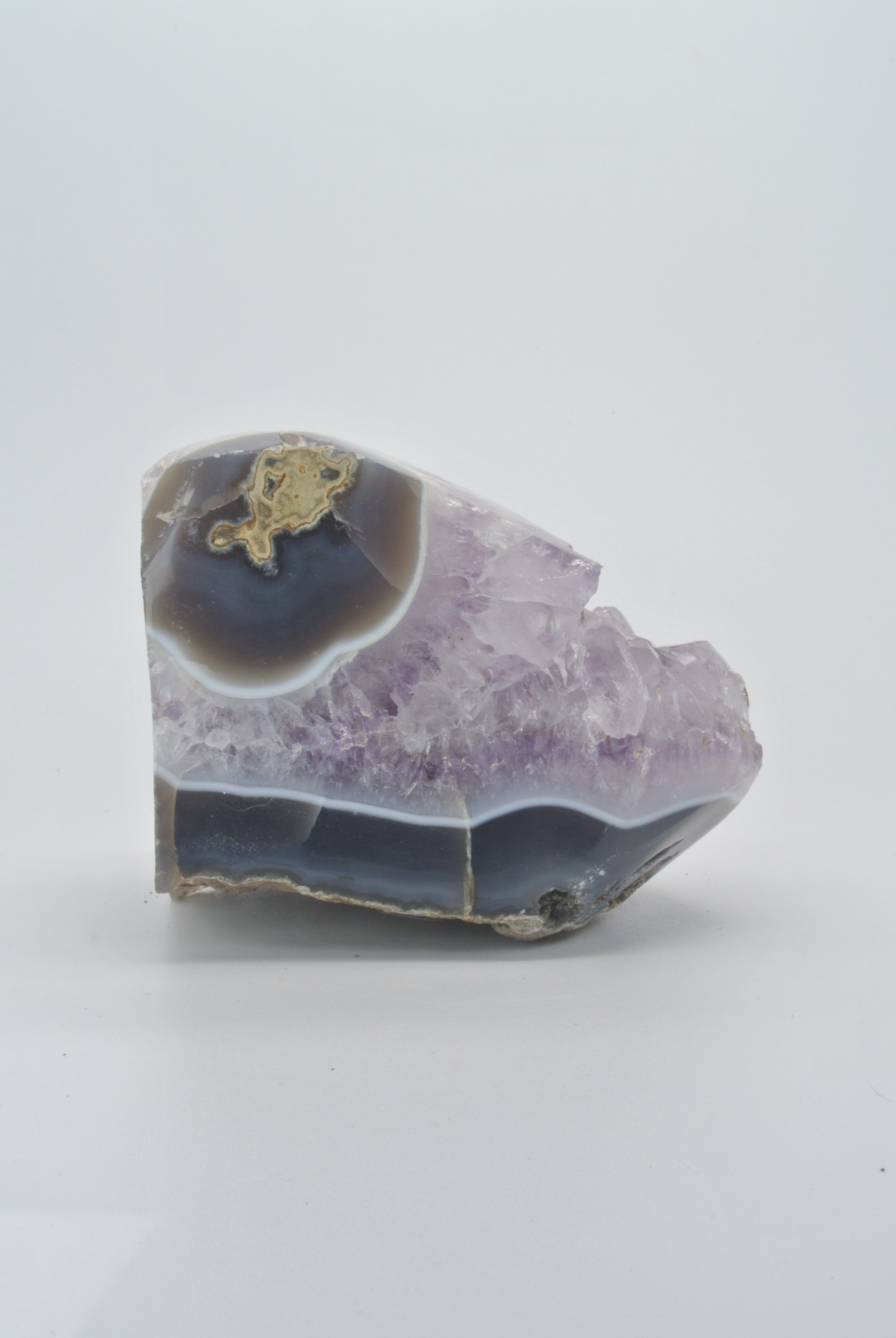 Amethyst Cluster Polished Edge