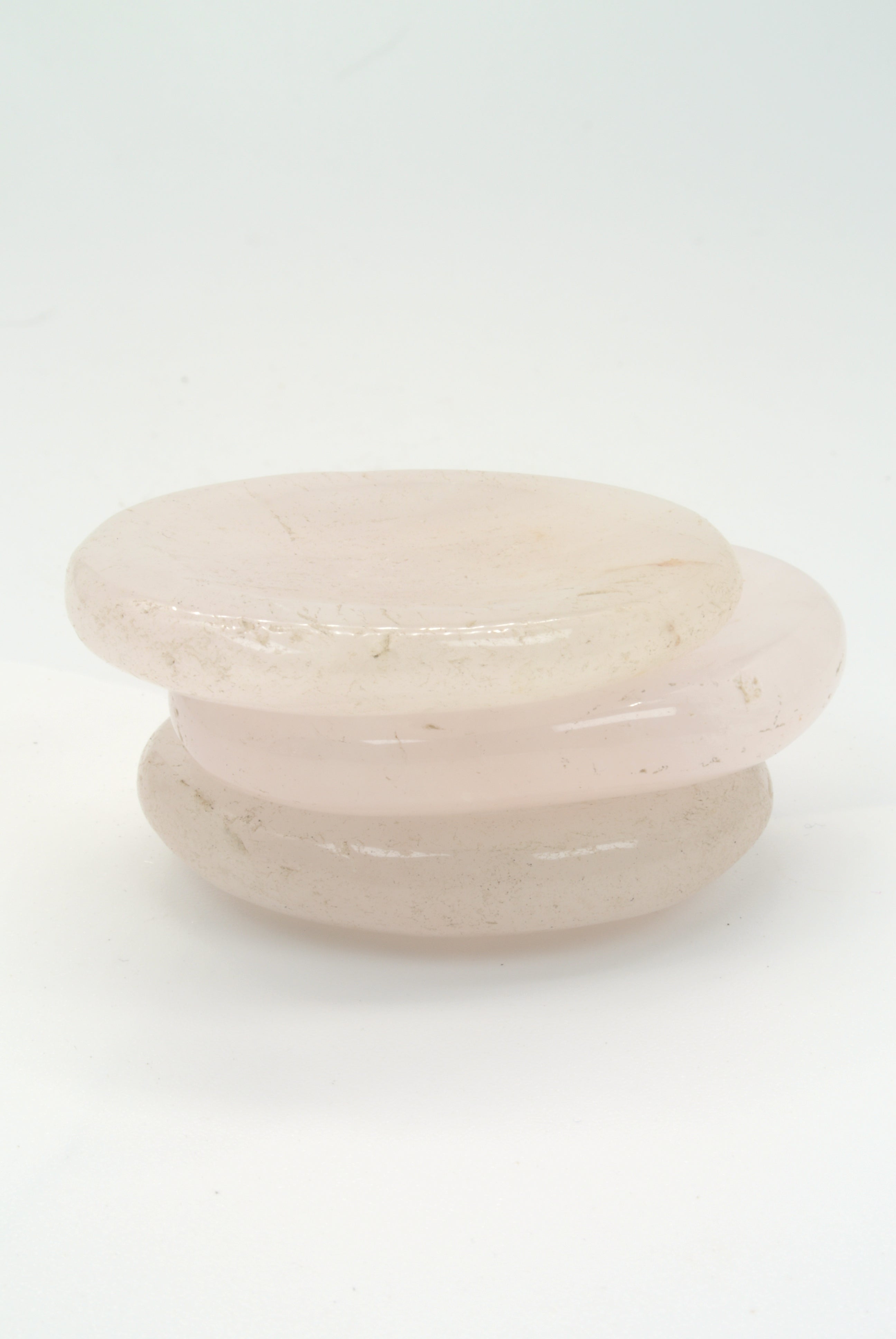 Rose Quartz Palm Stone