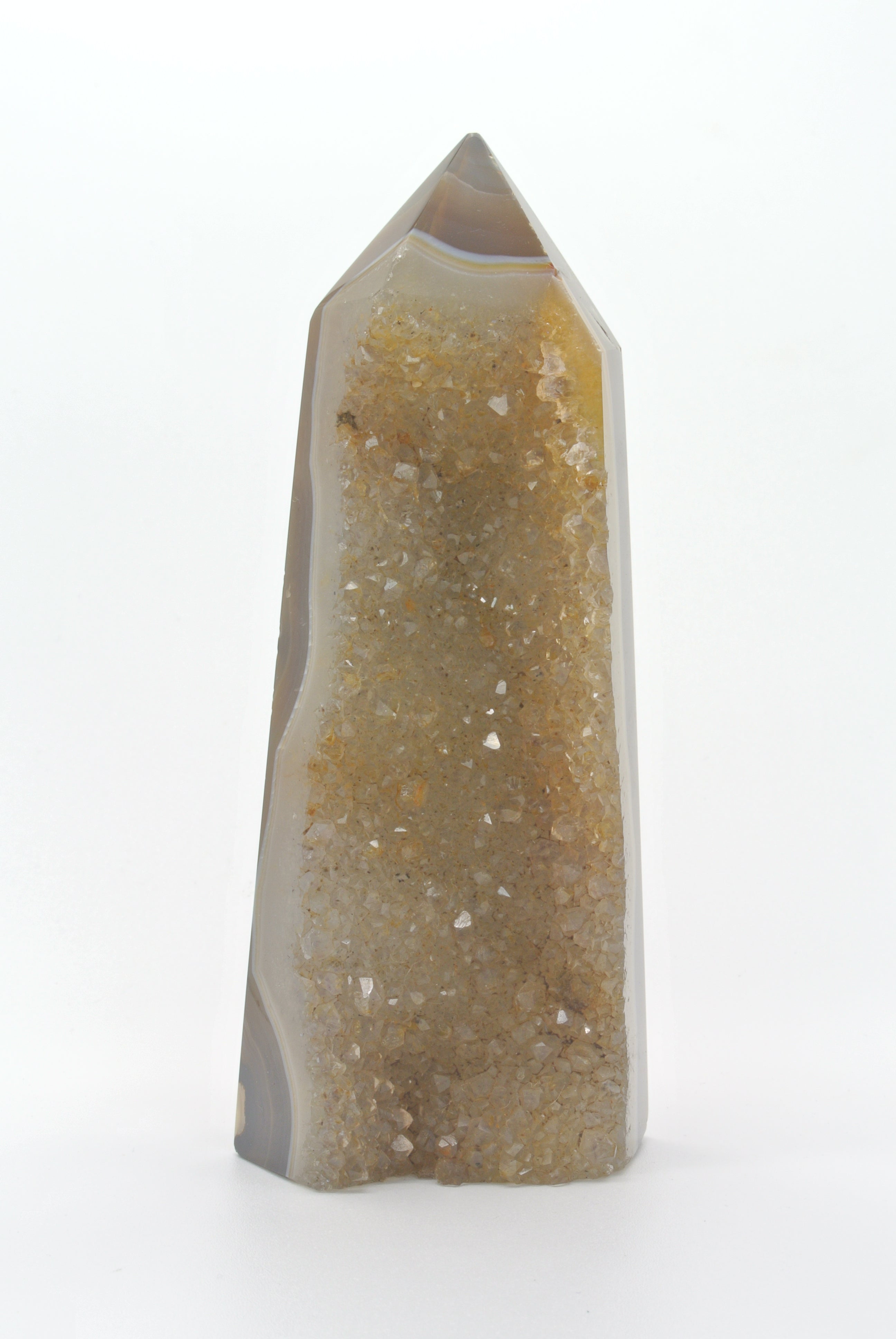 Agate Geode Polished Point