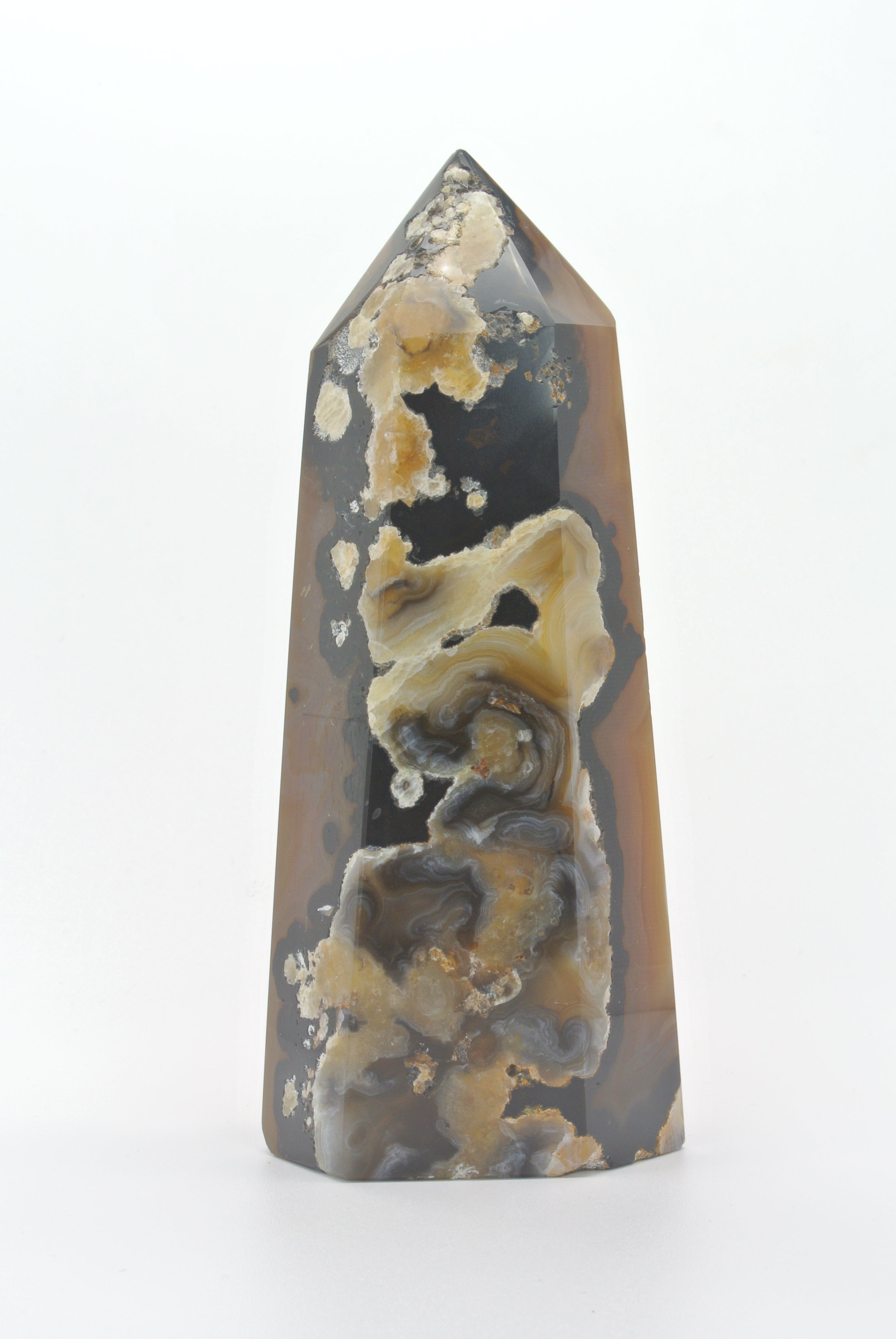 Agate Geode Polished Point